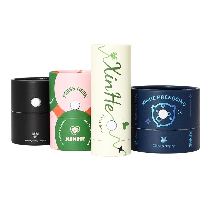 Child-resistant kraft paper tubes in three sizes with secure closures